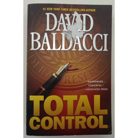 Total Control by David Baldacci – VG+ Suspense Thriller Mass Market Book - Picture 1 of 3